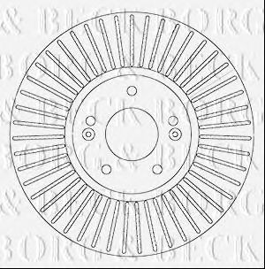 BORG & BECK bbd6065s -  Тормозной диск